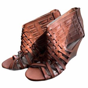 American Eagle | Brown Woven Wedges | 5